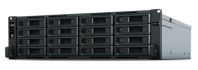 Synology 3U/16bay 8C 2,1GhzCPU/16Gb(64)/RAID0,1,10,5,6/upto 40HDD (2xRX1217(RP))/2xUSB/4xGbE+2x10GE/2xPCIe/iSCSI/2xIPcam(upto90)/2xRPS/no rail/1YW repl RS4017xs+