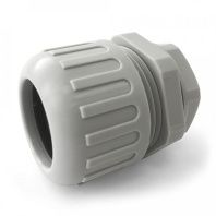 Муфта вводная усиленная (IP68) для гофрированных труб серая ВМУ-ГТ-16 (М20)