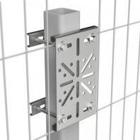 Комплект крепление монтажной пластины к опорам ограждений HDZ