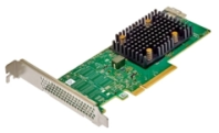 Broadcom Controller 9500-16i SGL (05-50077-02) (PCIe v4 x8 LP) Tri-Mode SAS/SATA/NVMe 12G HBA, 16port(2*int SFF8654), 3816 IOC, RTL, 1 year