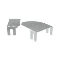 Крышка на горизонтальный изменяемый угол СРО 0-45 град 35х200, в комплекте с крепежными элементами и соединительными пластинами, необходимыми для монтажа