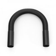 Поворот гибкий гофрированный универсальный чёрный d20 мм (35шт/280шт уп/кор)