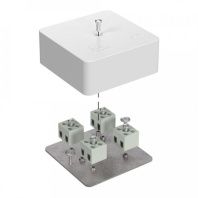 Коробка огнестойкая для кабель-канала 40-0450-FR2.5-8 Е15-Е120 RAL9003 75х75х30 (87 шт/кор)