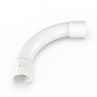 Соединитель угловой белый d20 мм (5шт/300шт уп/кор)