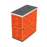 Колодец пластиковый для кабельной канализации с крышками, F0,750х375х750