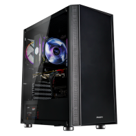 ZALMAN R2, ATX, BLACK, WINDOW, 2x3.5", 2x2.5", 2xUSB2.0, 1xUSB3.0, RGB FAN CONTROLLER, REAR 1x120mm RGB