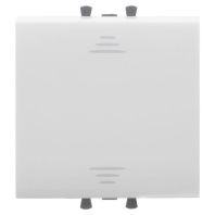 Инвертор одноклавишный модульный, Avanti, белое облако, 2 модуля