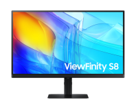 Samsung 27" ViewFinity S8 S80D S27D800EAI IPS LED 16:9 3840x2160x60Hz 5ms 350cd 1000:1 178/178 1,07 млрд DP; HDMI; USB3.0x3;Tilt; Swiv; HAS; Pivot; VESA; Black