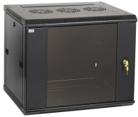 ITK Шкаф LINEA W 6U 600x600 мм дверь стекло, RAL9005