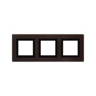 Рамка из натурального дерева 3 поста (6 мод.), Avanti, венге