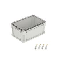 Корпус RAM box без МП 300х200х146 мм, с фланцами, прозрачная крышка высотой 21 мм, IP66/IP67