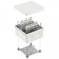 Коробка огнестойкая для о/п двухкомпонентная 60-0300-FR2.5-12 Е15-Е120 RAL9003 100х100х50 (14 шт/уп)