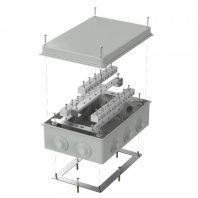 Коробка огнестойкая для о/п 40-0330-FR10.0-40 Е15-Е120 RAL7035 260х175х90 (7 шт/кор)