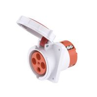 Розетка панельная с наклоном PAS IP67 125A 3P+E 400В