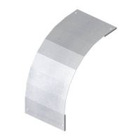 Крышка на угол вертикальный внешний 90 градусов, 50х400 R300, цинк-ламельная в комплекте с крепежными элементами и соединительными пластинами, необходимыми для монтажа