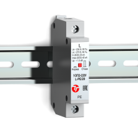 Устройство защиты класса II электрооборудования распределительных сетей 220 (230) В AC от импульсных перенапряжений УЗП2-220/L-PE/20.