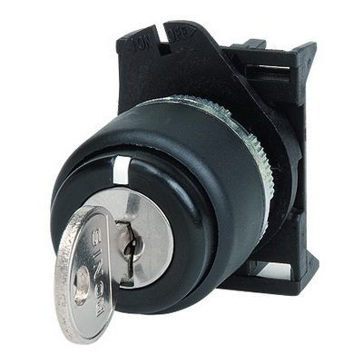 Головка переключателя с ключом на 2 положения с фиксацией, блокировка в положении 0 и 1 Головка переключателя с ключом на 2 положения с фиксацией, блокировка в положении 0 и 1