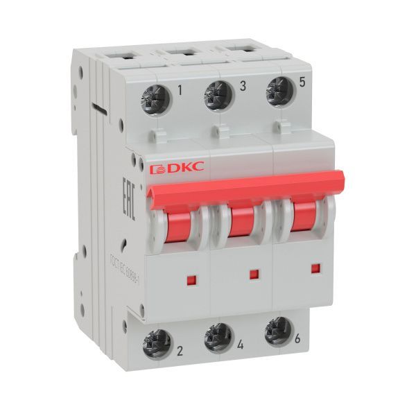 Авт. выкл. модульный YON MD63 3P 63А C 6kA Авт. выкл. модульный YON MD63 3P 63А C 6kA