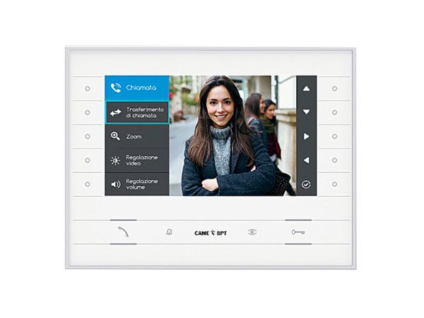 Абонентское IP-устройство hands-free с цветным 7" дисплеем FUTURA IP WH Абонентское IP-устройство hands-free с цветным 7" дисплеем FUTURA IP WH