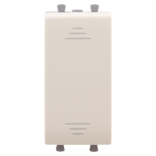 Переключатель модульный, Avanti, ванильная дымка, 1 модуль Переключатель модульный, Avanti, ванильная дымка, 1 модуль