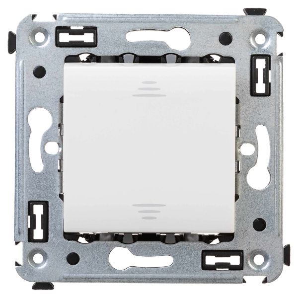 Выключатель одноклавишный в стену, Avanti, белое облако Выключатель одноклавишный в стену, Avanti, белое облако