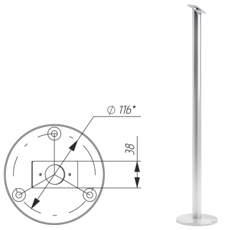 Стойка под считыватель d32 Стойка под считыватель d32