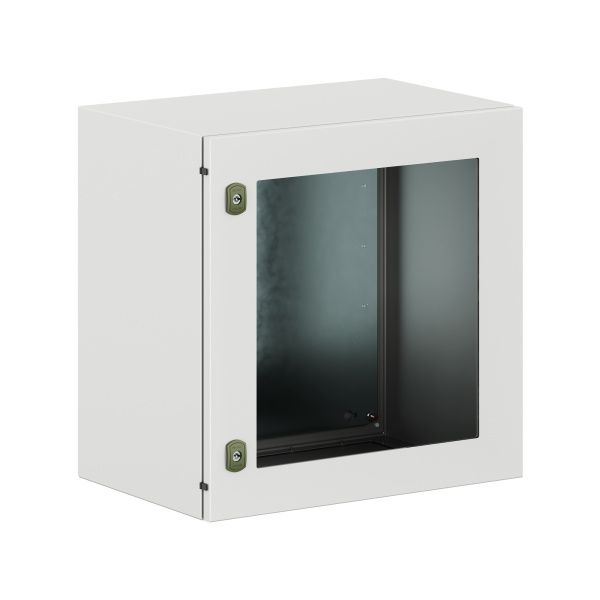 Корпус навесной уличный ST Outdoor с М/П с прозрачной дверью ВxШxГ 600x600x400 мм, IP66 Корпус навесной уличный ST Outdoor с М/П с прозрачной дверью ВxШxГ 600x600x400 мм, IP66