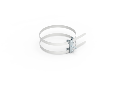 Двойной трубный хомут для изолированной мачты, D0-500 мм, M16 Двойной трубный хомут для изолированной мачты, D0-500 мм, M16