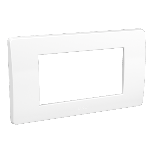 Рамка на 4 модуля, белая, RAL9010 Рамка на 4 модуля, белая, RAL9010