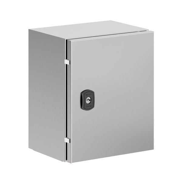 Корпус навесной STH с М/П из нержавеющей cтали AISI304 ВxШxГ 300x250x200 мм, с фланцем, IP66 Корпус навесной STH с М/П из нержавеющей cтали AISI304 ВxШxГ 300x250x200 мм, с фланцем, IP66