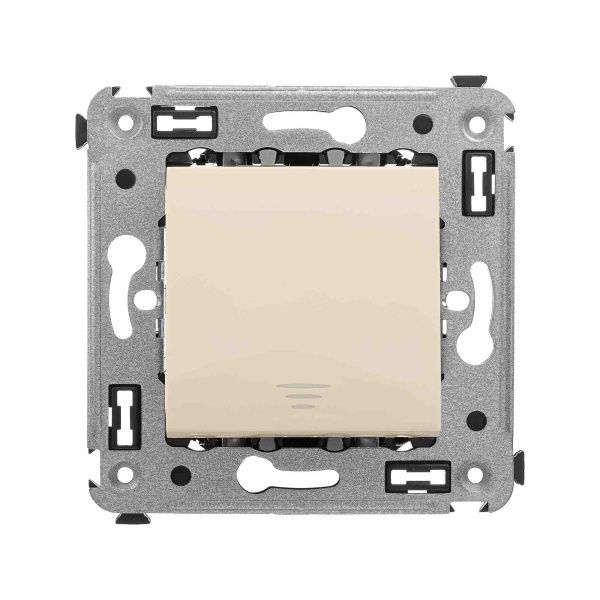 Кнопка одноклавишная в стену, Avanti, ванильная дымка Кнопка одноклавишная в стену, Avanti, ванильная дымка