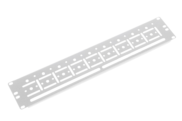 Горизонтальный кабельный органайзер 19" для крепления стяжек 2U Горизонтальный кабельный органайзер 19" для крепления стяжек 2U
