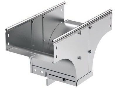 Ответвитель-переходник TDSR T-образный вертикальный 400/200 в комплекте с крепежными элементами и соединительными пластинами, необходимыми для монтажа Ответвитель-переходник TDSR T-образный вертикальный 400/200 в комплекте с крепежными элементами и соединительными пластинами, необходимыми для монтажа