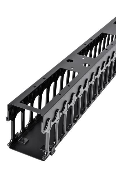 Вертикальный кабельный органайзер с пластиковыми пальцами 42U для шкафов ШТК-СП шириной 800 мм Вертикальный кабельный органайзер с пластиковыми пальцами 42U для шкафов ШТК-СП шириной 800 мм