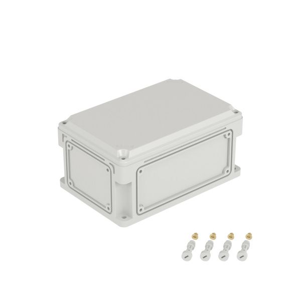 Корпус RAM box без МП 300х200х146 мм, с фланцами, непрозрачная крышка высотой 21 мм, IP66/IP67 Корпус RAM box без МП 300х200х146 мм, с фланцами, непрозрачная крышка высотой 21 мм, IP66/IP67