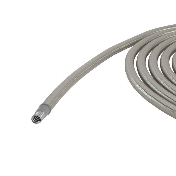 Металлорукав DN 12мм в гладкой SEBS изоляции и оплетке из нержавеющей стали, Dвн 12,0 мм, Dнар 18,0, 50 м Металлорукав DN 12мм в гладкой SEBS изоляции и оплетке из нержавеющей стали, Dвн 12,0 мм, Dнар 18,0, 50 м