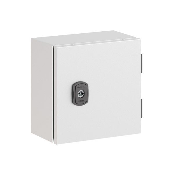 Корпус клеммный металлический SDE ВxШxГ 200x200x120 мм с дверцей, IP55 Корпус клеммный металлический SDE ВxШxГ 200x200x120 мм с дверцей, IP55