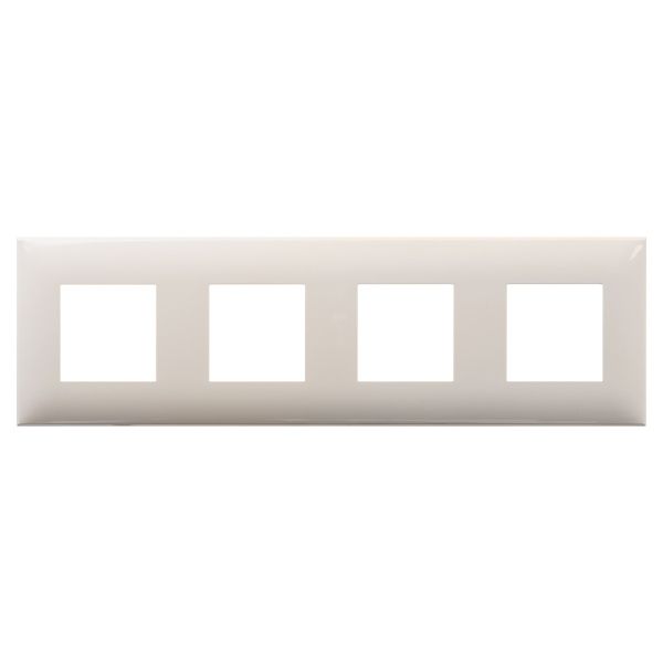 Рамка 4 поста (8 мод.), Avanti, ванильная дымка Рамка 4 поста (8 мод.), Avanti, ванильная дымка