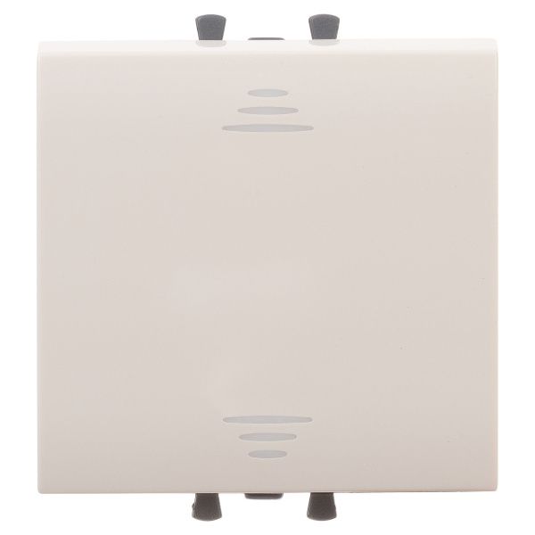 Переключатель одноклавишный модульный, Avanti, ванильная дымка, 2 модуля Переключатель одноклавишный модульный, Avanti, ванильная дымка, 2 модуля