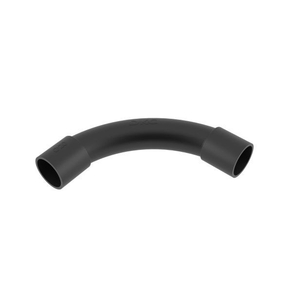 Поворот на 90 град. труба-труба, IP40, д.20мм, черный Поворот на 90 град. труба-труба, IP40, д.20мм, черный