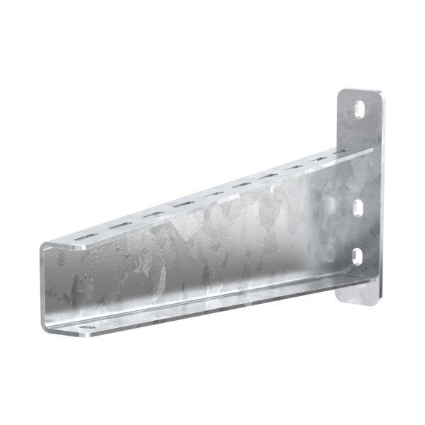 Консоль для тяжелых нагрузок 500 мм сварная, горячеоцинкованная Консоль для тяжелых нагрузок 500 мм сварная, горячеоцинкованная