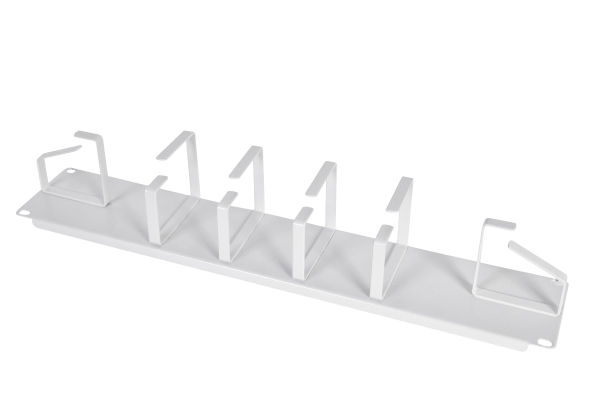 Горизонтальный кабельный органайзер 19" 2U, 6 колец Горизонтальный кабельный органайзер 19" 2U, 6 колец