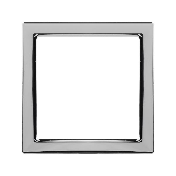 Декоративная вставка для рамок из натуральных материалов 1 пост (2 мод.), Avanti, хром Декоративная вставка для рамок из натуральных материалов 1 пост (2 мод.), Avanti, хром