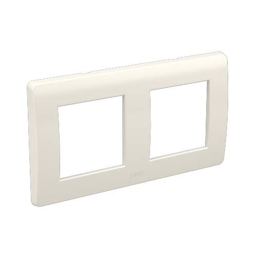 Рамка на 2+2 модуля (двухместная), белая, RAL9010 Рамка на 2+2 модуля (двухместная), белая, RAL9010