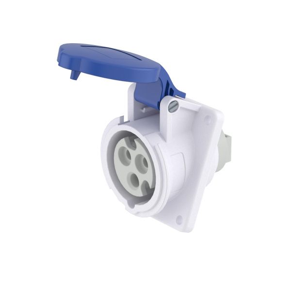 Розетка панельная с наклоном PAS IP44 32А 2P+E 230В Розетка панельная с наклоном PAS IP44 32А 2P+E 230В