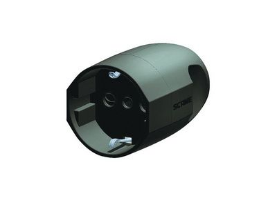 Розетка кабельная, бытовая с центральным вводом кабеля. Белая. IP20 16А 2P+E 230В Розетка кабельная, бытовая с центральным вводом кабеля. Белая. IP20 16А 2P+E 230В