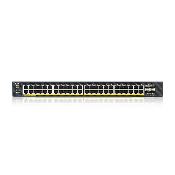 Smart L3 Lite коммутатор PoE+ Zyxel NebulaFlex XGS1935-52HP, rack 19", 48xGE PoE+, 4xSFP+, бюджет PoE 375 Вт Smart L3 Lite коммутатор PoE+ Zyxel NebulaFlex XGS1935-52HP, rack 19", 48xGE PoE+, 4xSFP+, бюджет PoE 375 Вт