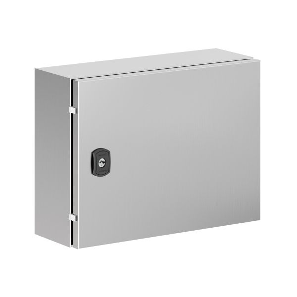 Корпус навесной STH с М/П из нержавеющей cтали AISI316 ВxШxГ 300x400x150 мм, с фланцем, IP66 Корпус навесной STH с М/П из нержавеющей cтали AISI316 ВxШxГ 300x400x150 мм, с фланцем, IP66