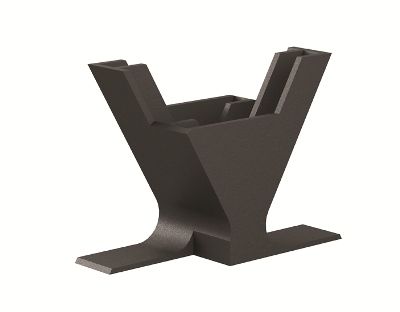 Кабельный держатель для крепления в треугольник, д. 30-40 мм, тип 2 Кабельный держатель для крепления в треугольник, д. 30-40 мм, тип 2