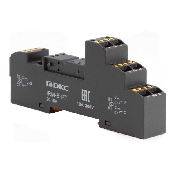 Колодка с клеммами push-in для реле серии IRM Колодка с клеммами push-in для реле серии IRM